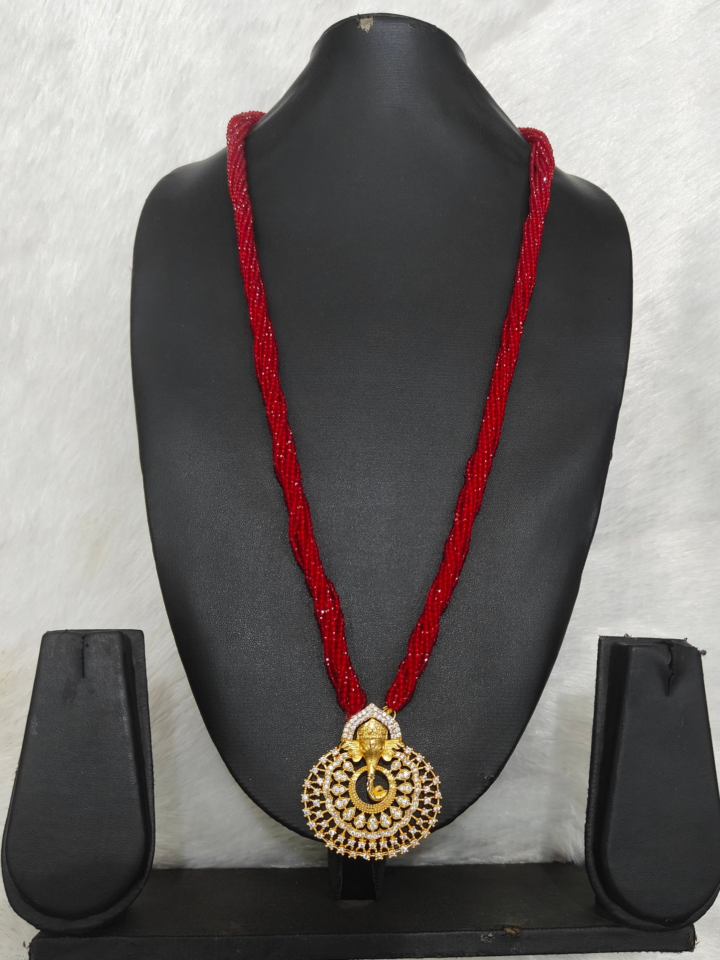 Ganesh Red Hydro Locket
